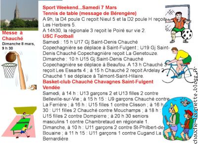 sports du weekend