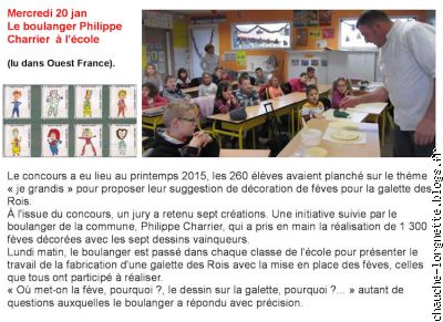 le boulanger à l'école