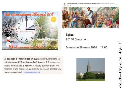 heure d'&eacute;t&eacute; et Rameaux