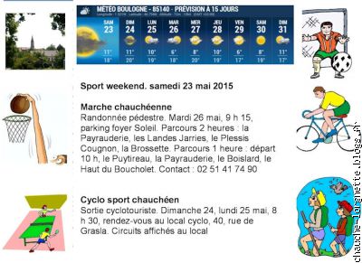 sports weekend  23mai