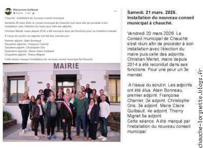 Nouveaux &eacute;lus