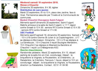 weekend 19 sept