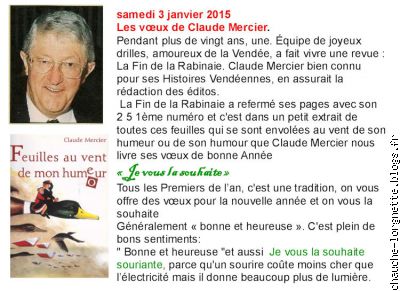 Voeux de Claudee