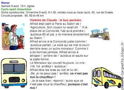 histoire de claude le bus