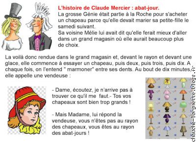histoire de Claude : abat-jour