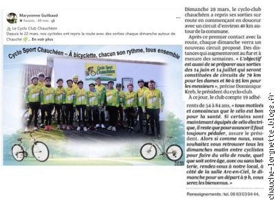 cyclo club chauch&eacute;en 2026