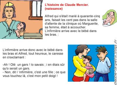 l'histoire de claude (naissance)