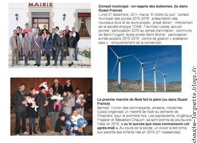 conseil municipal et marché de Noêl