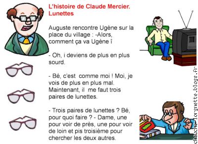 Histoire de Claude : les lunettes