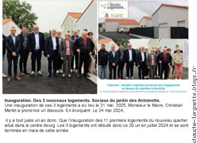 inauguration 3 logements en 2025