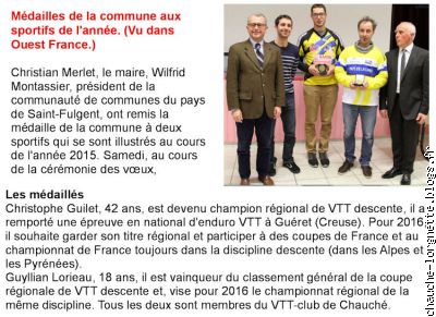 les médaillés