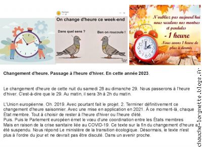 heure d'hiver 2023