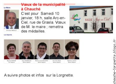 voeux de la municipalité chauché