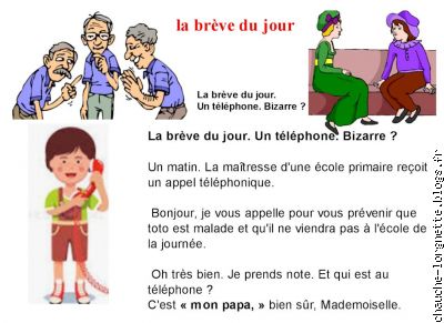 br&egrave;ve t&eacute;l&eacute;phone papa