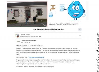 Probl&egrave;me d'eau