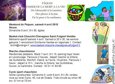 Pâques à Chauché