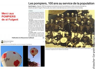 Merci aux pompiers de st Fulgent
