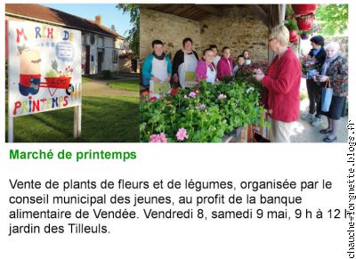 marché de printemps