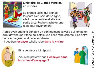 histoire de Claude (vitrine )